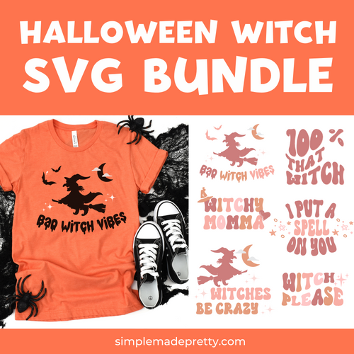Halloween Witch SVG PNG Bundle | Witch SVG | T-Shirt Svg | I Put A Spell On You Svg | Witchy Vibes | Witch Mom Svg | Png File