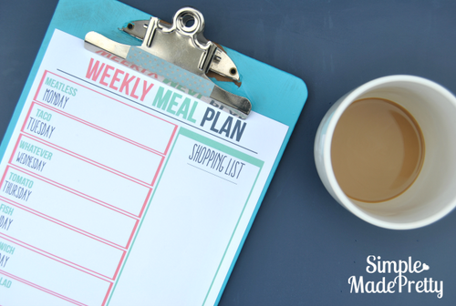 Meal Planning Cheat Sheets - PDF