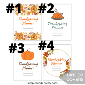 Thanksgiving Binder - Thanksgiving Planning, Thanksgiving Planner, Thanksgiving Journal