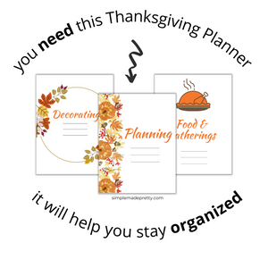 Thanksgiving Binder - Thanksgiving Planning, Thanksgiving Planner, Thanksgiving Journal