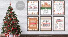 Load image into Gallery viewer, Gingerbread Wall Art Printables - Gingerbread Party, Gingerbread Houses, Gingerbread Decor, GINGERBREAD LANE - PDF