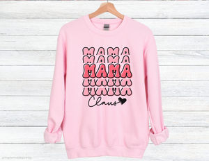 Mama Claus Sweatshirt | Mama Sweatshirt | Christmas Shirt | Christmas Sweatshirt | Trendy Christmas Sweatshirt | Family Christmas Shirts