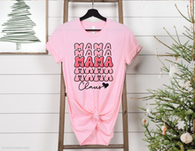 Load image into Gallery viewer, Mama Clause Christmas Shirt | Christmas Short Sleeve T-Shirt | Mama Tee | Mom Tee | Mommy Shirt | Mama Clause T-Shirt | Christmas Tees
