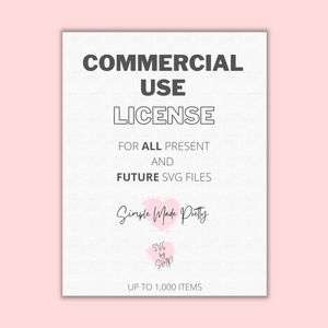 Commercial Use License (up to 1000 items) for ALL Simple Made Pretty SVG Files