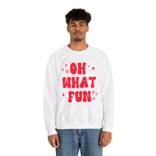 Load image into Gallery viewer, Oh What Fun Sweatshirt | Jingle Sweatshirt | Christmas Shirt | Christmas Shirt | Trendy Christmas Sweatshirt | Cute Christmas Sweatshirt