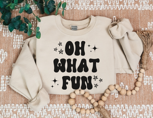 Oh What Fun Sweatshirt | Jingle Sweatshirt | Christmas Shirt | Christmas Shirt | Trendy Christmas Sweatshirt | Cute Christmas Sweatshirt