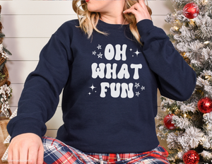 Oh What Fun Sweatshirt | Jingle Sweatshirt | Christmas Shirt | Christmas Shirt | Trendy Christmas Sweatshirt | Cute Christmas Sweatshirt