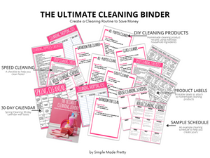 Ultimate Cleaning Binder