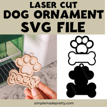 Load image into Gallery viewer, Dog Ornament SVG PNG Bundle | Laser SVG | Ornament Svg | Laser Ornament Svg | Dog Ornament SVG files | Pet OrnamentSvg | Png File