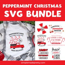 Load image into Gallery viewer, Candy Cane SVG - Peppermint Svg, Peppermint Candy Svg, Peppermint Cricut cut files - SVG &amp; PNG