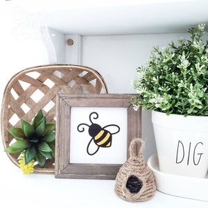 Honey Bee Digital Image Bundle - SVG, EPS, DXF, PNG Files