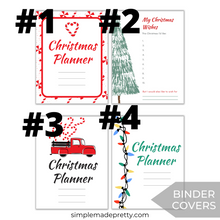Load image into Gallery viewer, Christmas Binder - Christmas Planning, Christmas Planner, Christmas Journal