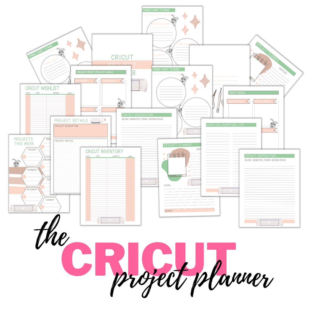 Cricut Project Planner - Digital Download