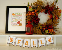 Load image into Gallery viewer, Fall Bunting &amp; Subway Art - PDF