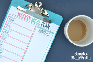 Meal Planning Cheat Sheets - PDF