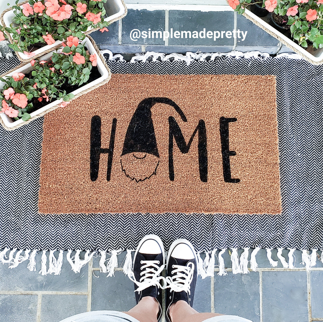 HOME (with Gnome Image) - SVG, EPS, DXF, PNG Files
