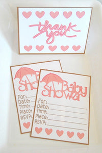 Baby Shower Party Package in Pink - PDF