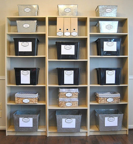 Storage Labels, Seasonal Storage Labels, Printable Organization Labels - PDF