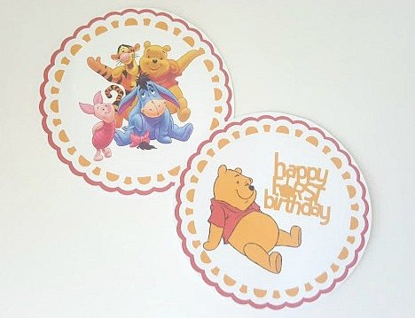 Winnie the Pooh: Free Printable Cake Toppers.  Winnie the pooh friends,  Winnie the pooh cake, Winnie the pooh birthday