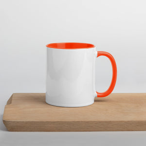Camping Themed Mug with Color Inside