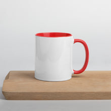 Load image into Gallery viewer, Camping Themed Mug with Color Inside